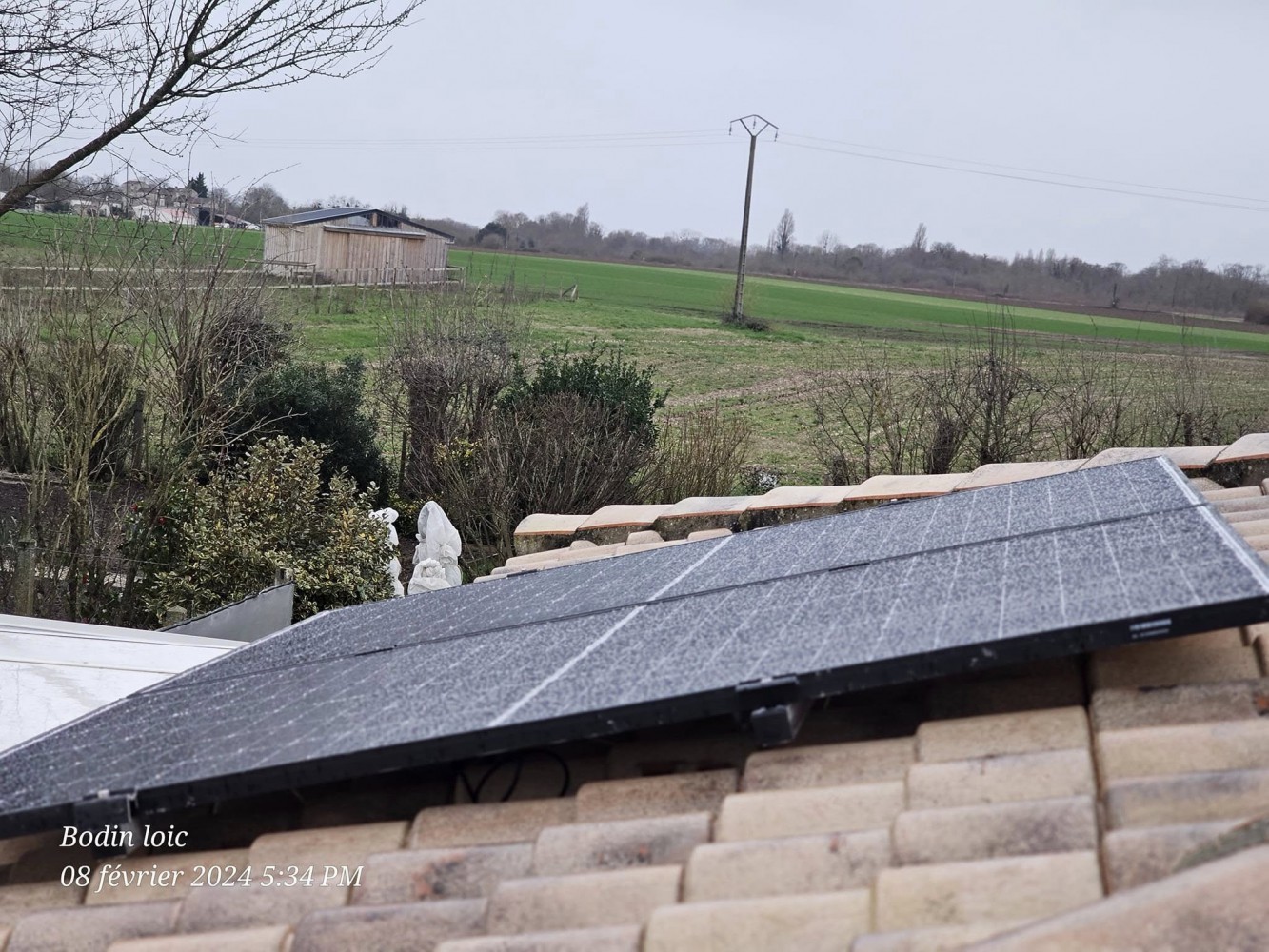 pose de panneaux solaires photovoltaïques