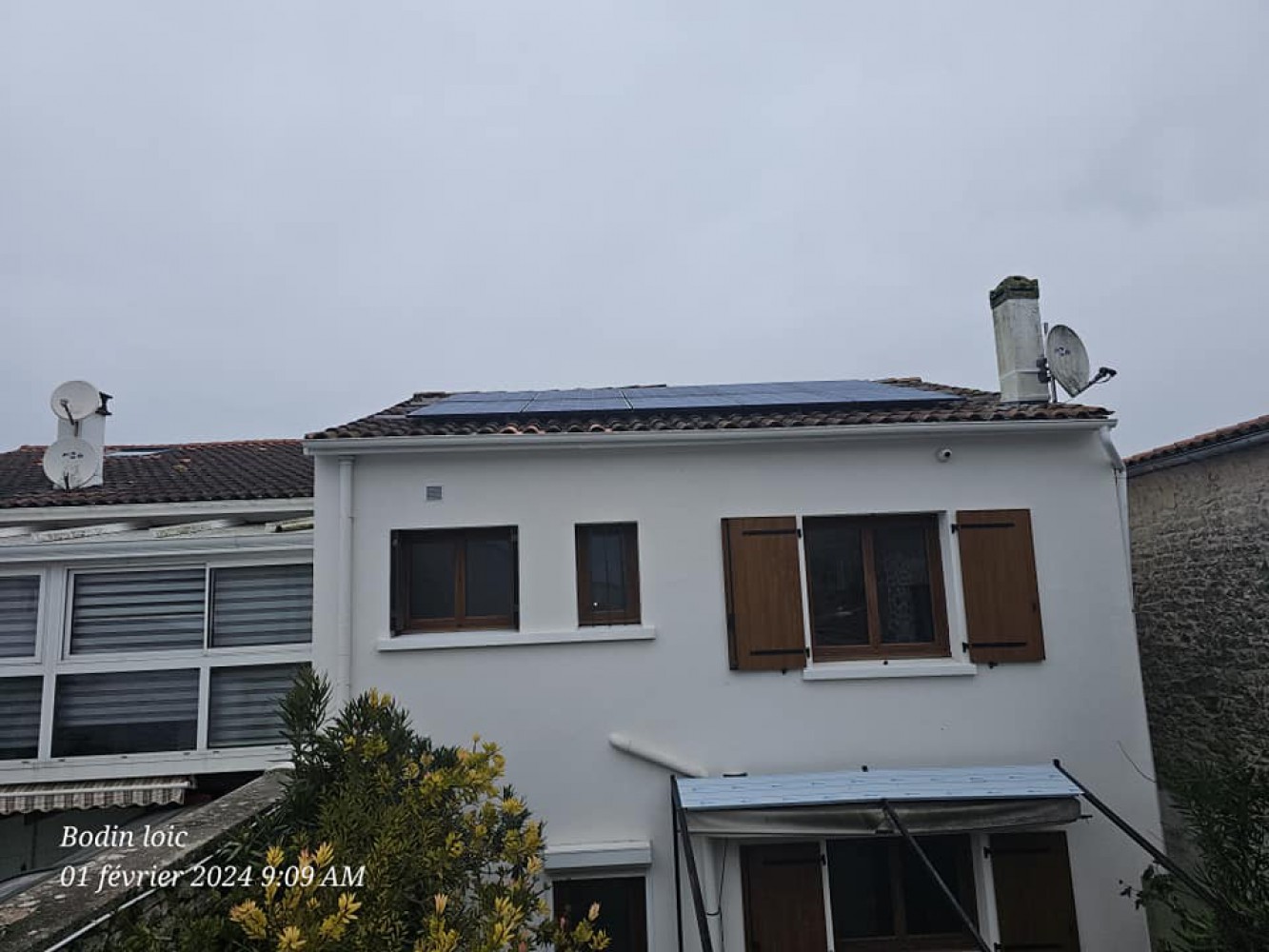 pose de panneaux solaires photovoltaïques