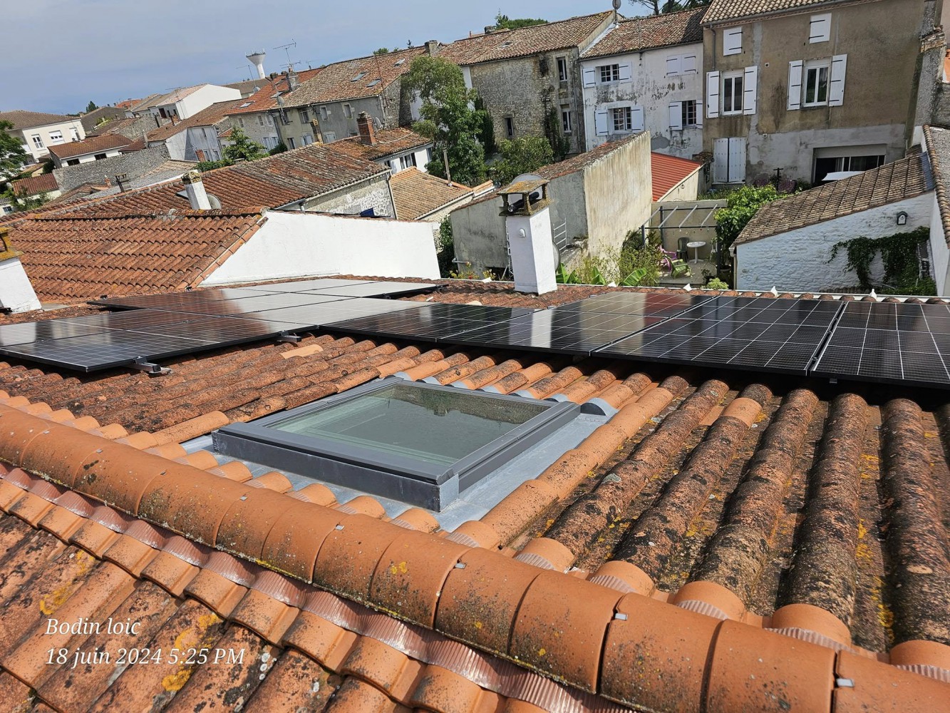 pose de panneaux solaires photovoltaïques