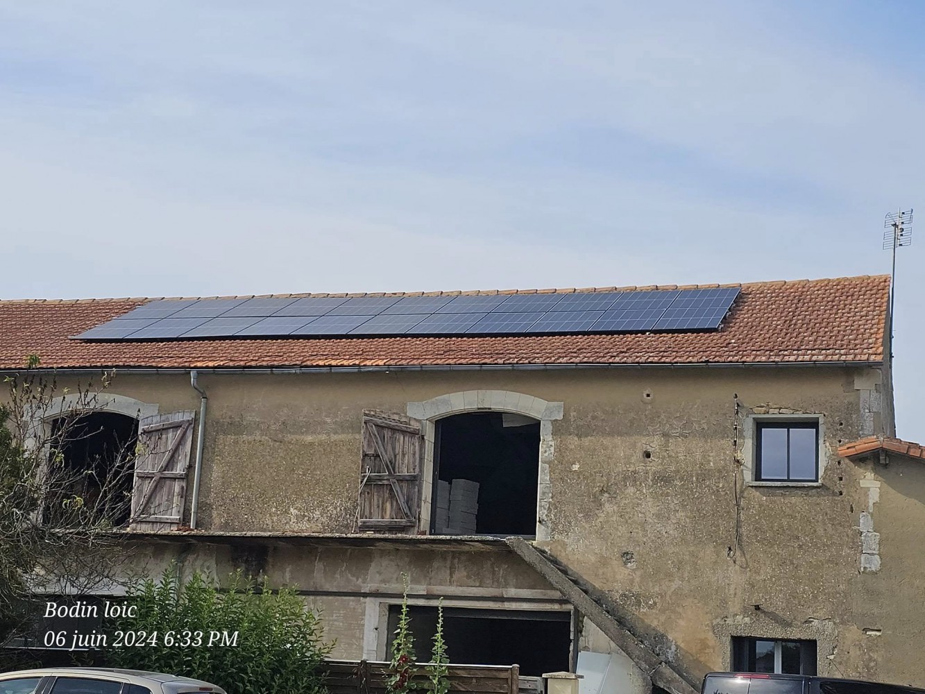 pose de panneaux solaires photovoltaïques